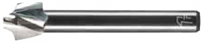 FIRSTATTEC Viertelkreisfräser 3-Schneider Ø 9 mm, Poliert Radius 2,5 mm