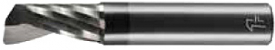 FIRSTATTEC Torusfräser 1-Schneider Ø 6 mm Beschichtet Radius 0,5 mm