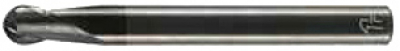 FIRSTATTEC Vollradiusfräser 2-Schneider Beschichtet Ø 4 mm Radius 2 mm