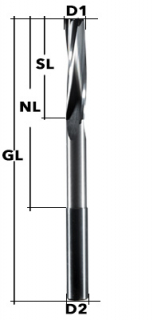 VHM-Schaftfräser Z3 Ø 6 mm Schaumstoff