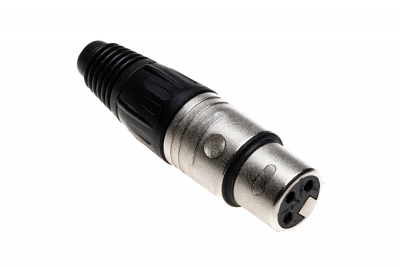 XLR Connector 3 poles for Breakoutboard HOBBY-Line