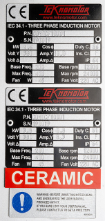 HF-Werkzeugwechselspindel Teknomotor ATC71 | 24.000 U/min | 3,8 kW | ISO 30 | 380 V