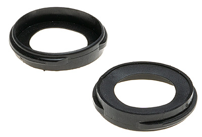 Two dirt wipers for 25 mm spindle nut