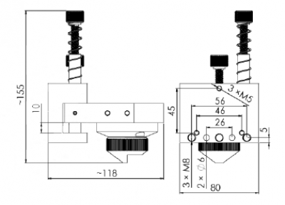 Engraving stop / depth regulator FES43