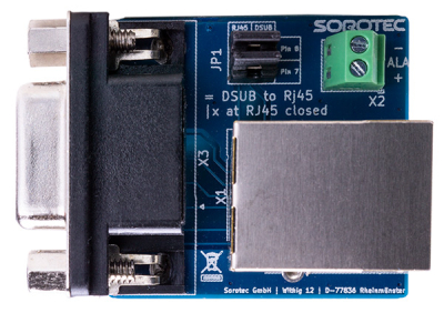 Adapter board RJ45-SUB-D for JMC motors