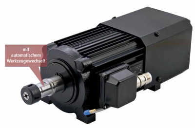 HF-Spindle ISEL 2.2 kW | SK20 | 20,000 rpm | 3 x 230 V | iSA2200