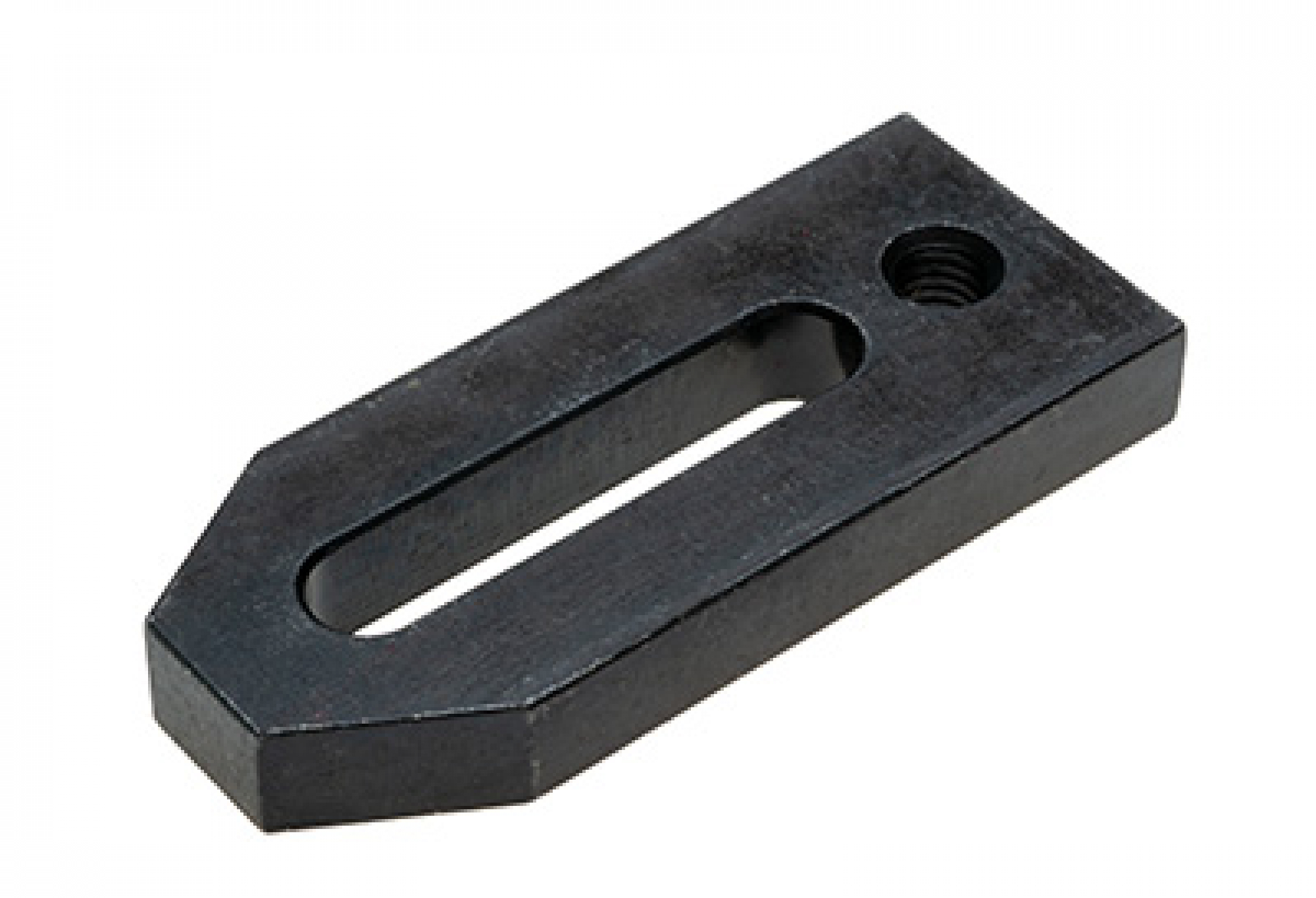 Height-adjustable steel clamp M6, single