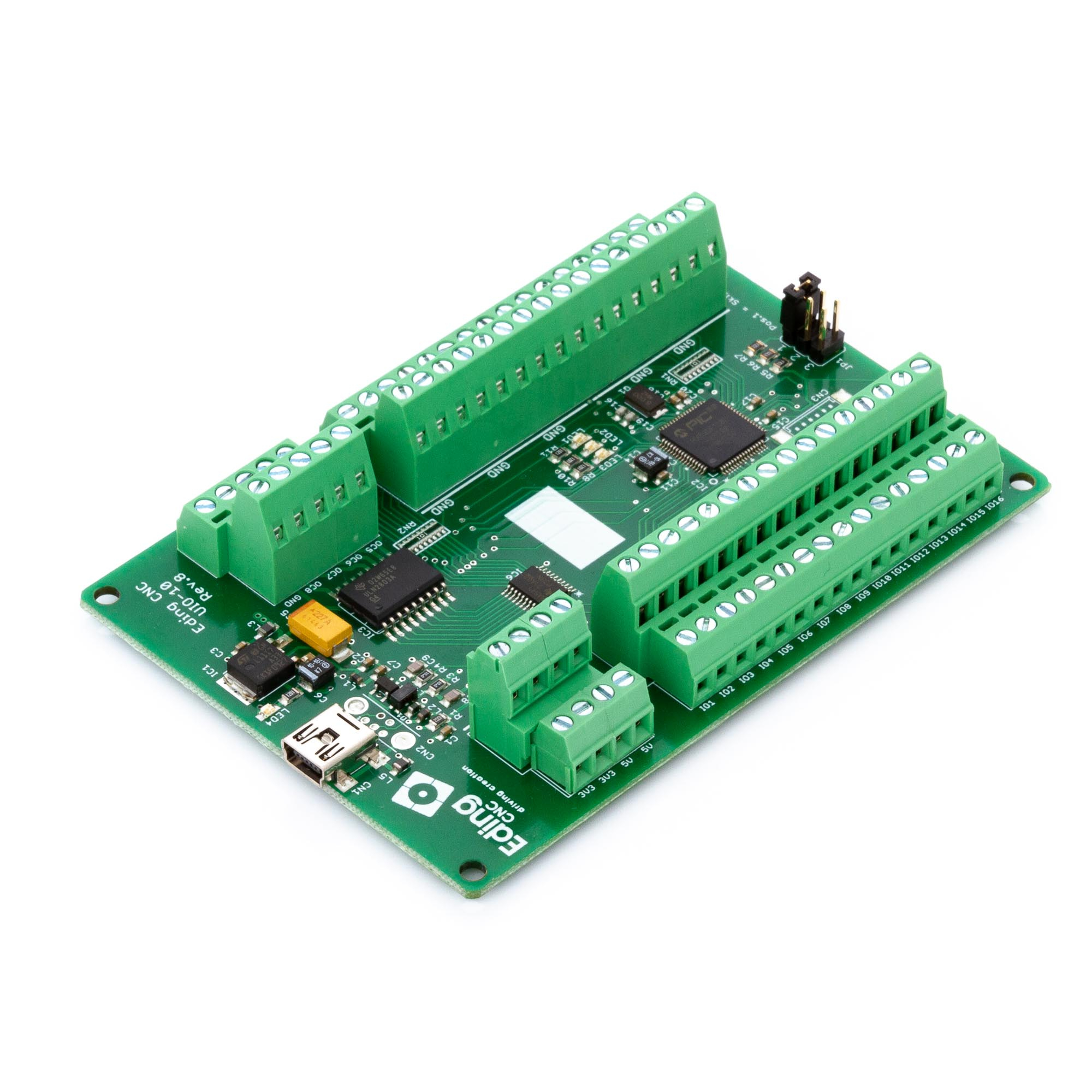 UIO-10 Card for EDING-CNC V5B, CNC600, CNC720, CNC760, iCNC600, CPU5B, CPU5A4E