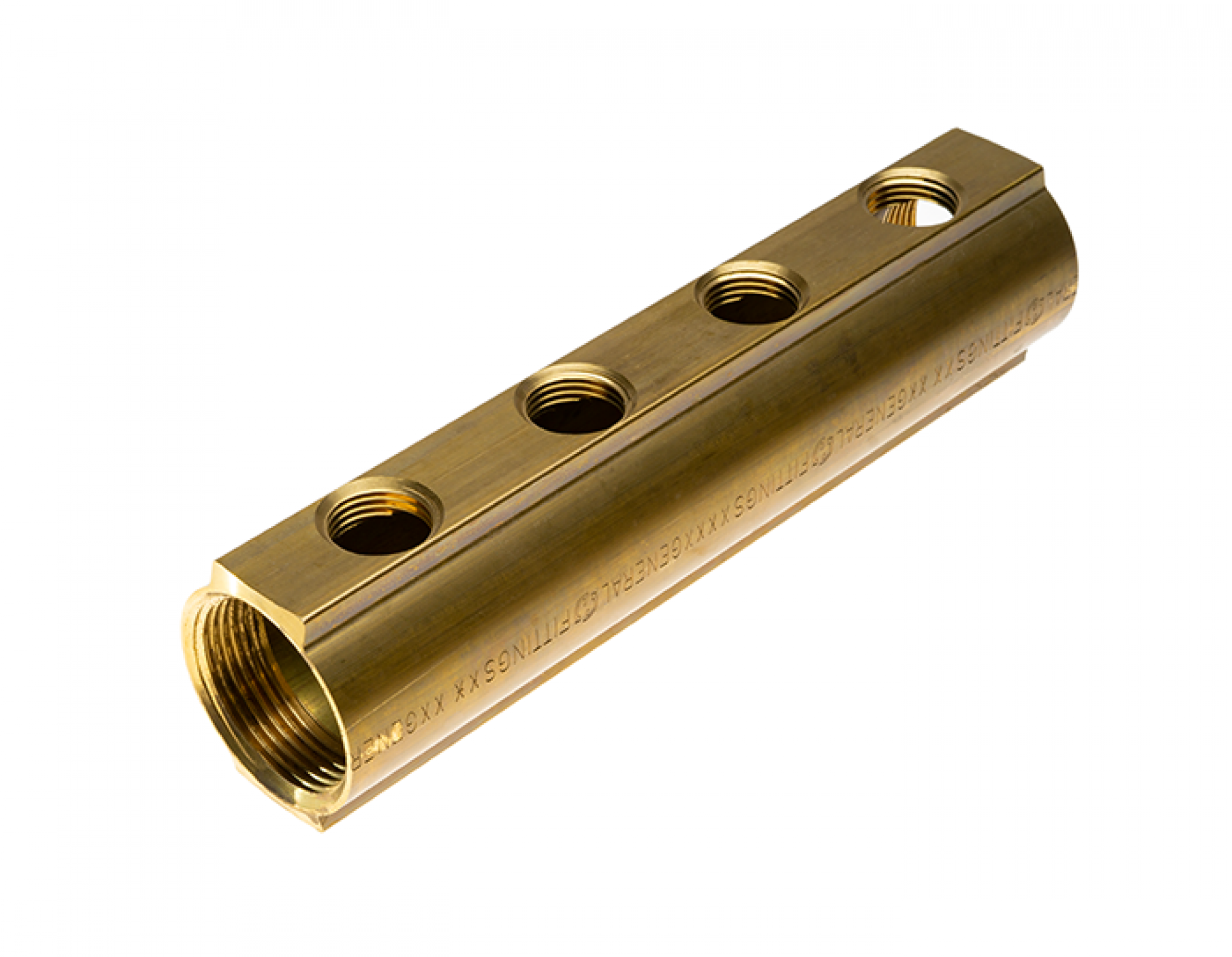 1 1/4" Verteiler mit 4 x 1/2" Anschlüssen