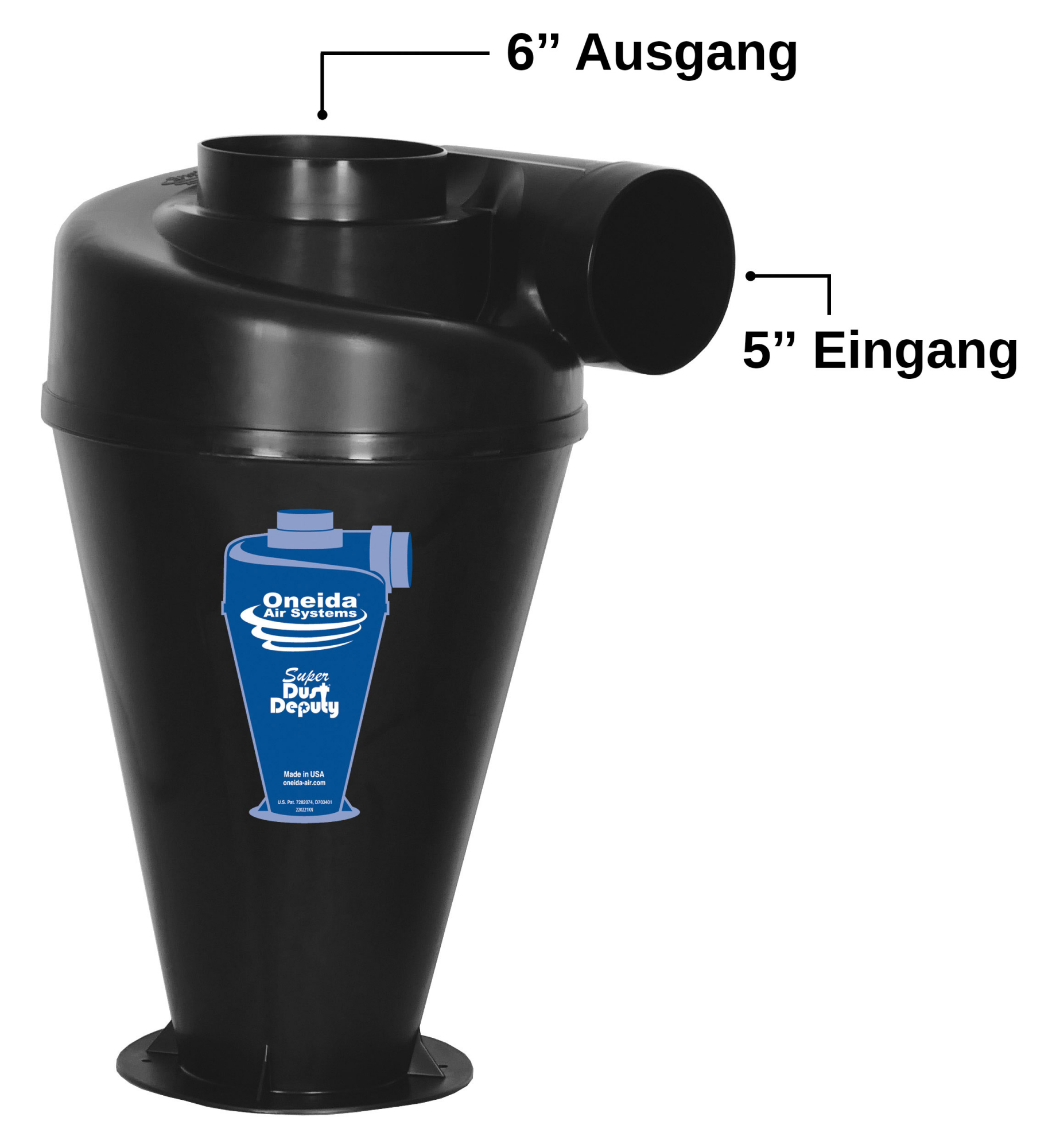 Super Dust Deputy 4/5 Cyclone Kunststoff