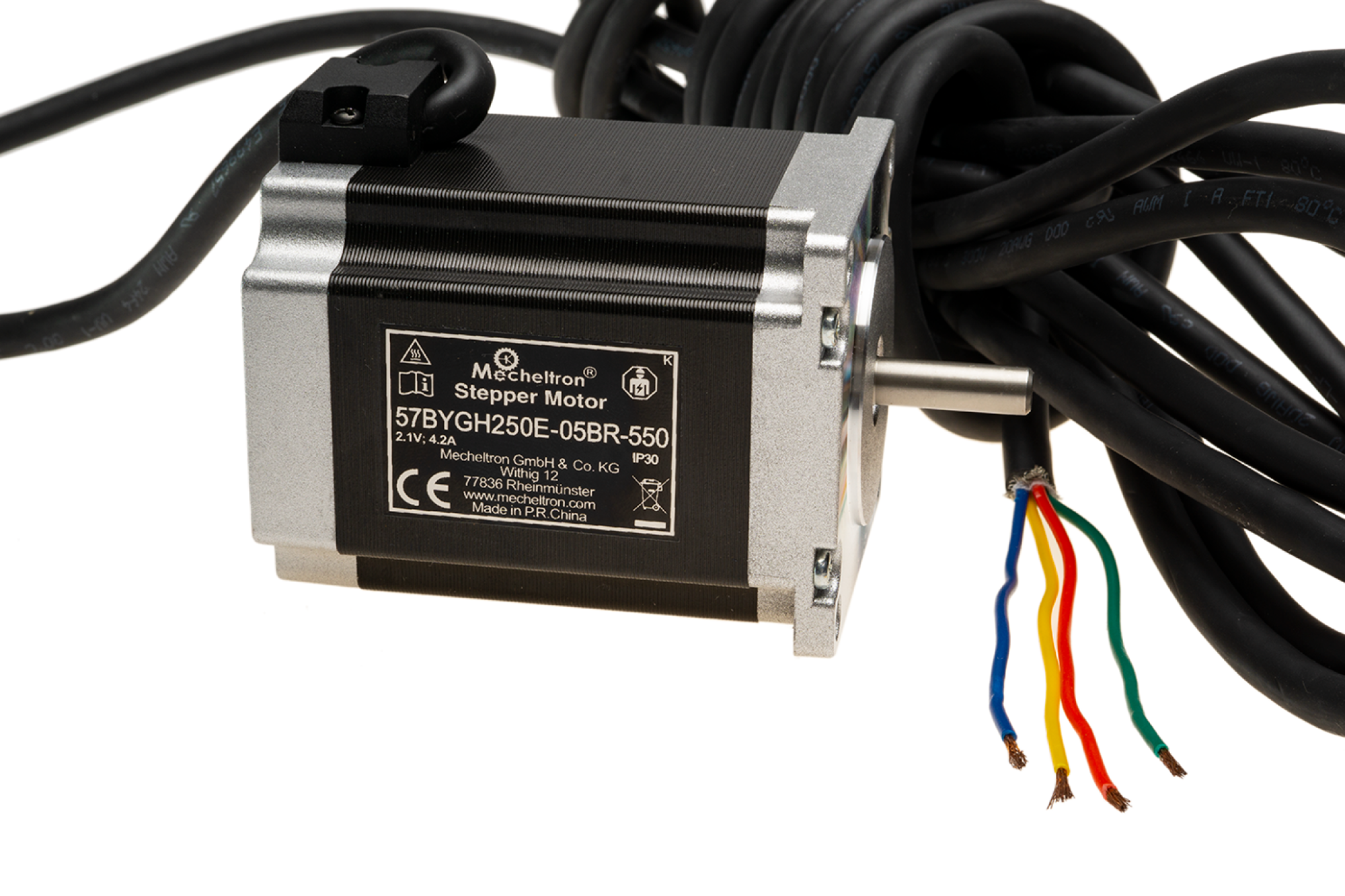 Schrittmotor 1,8 Nm 4,2 A mit Anschlussleitung