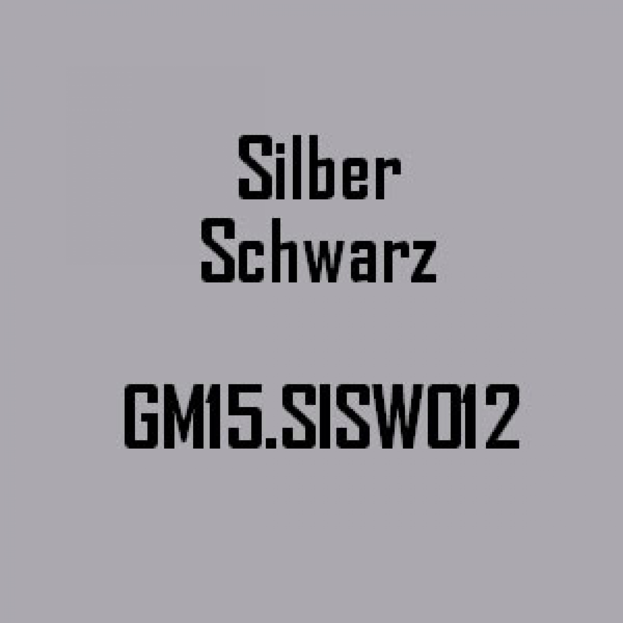 Graviermaterial Silbergrau - Schwarz