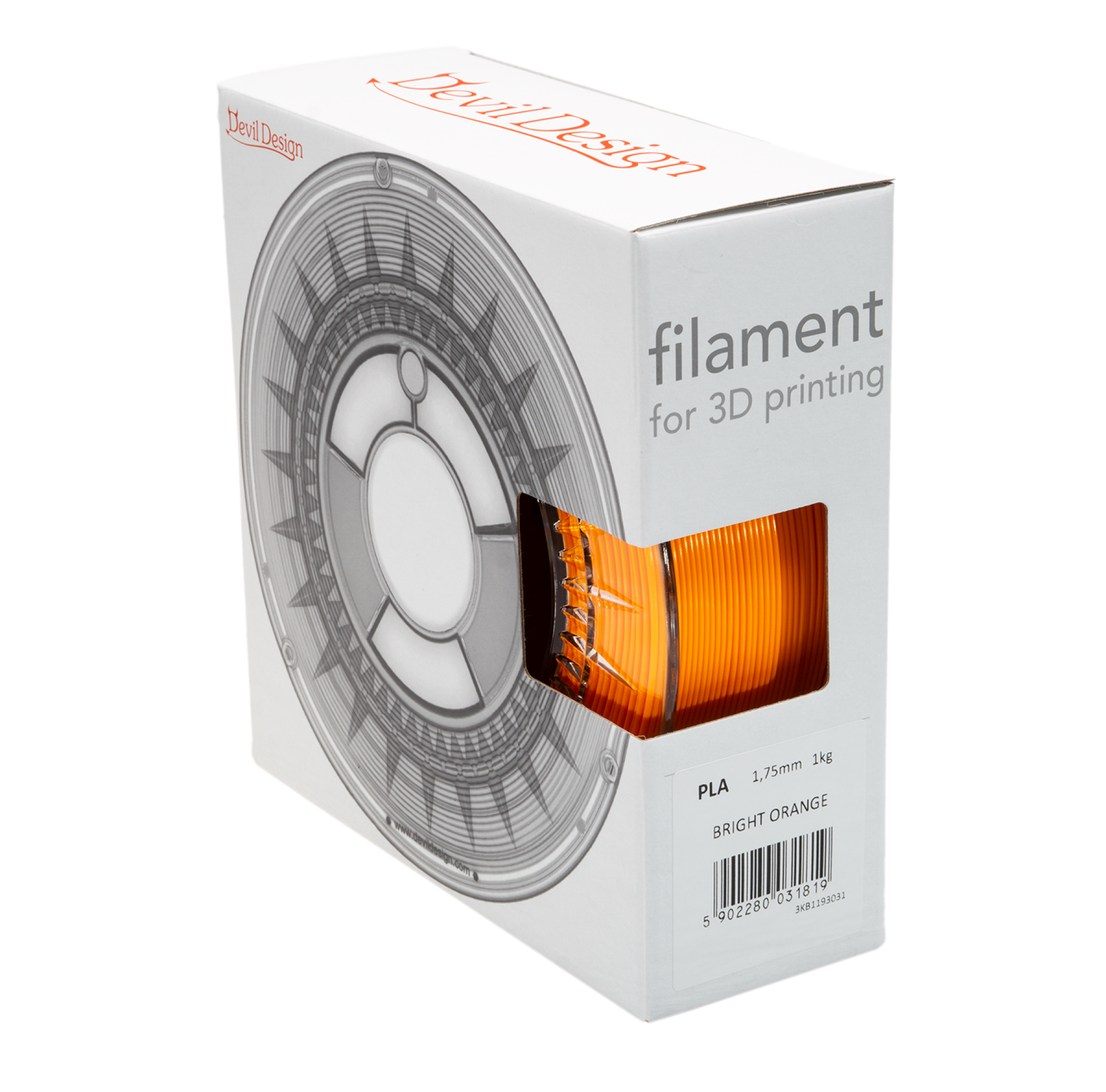 Filament PLA Hellorange 1,75 mm