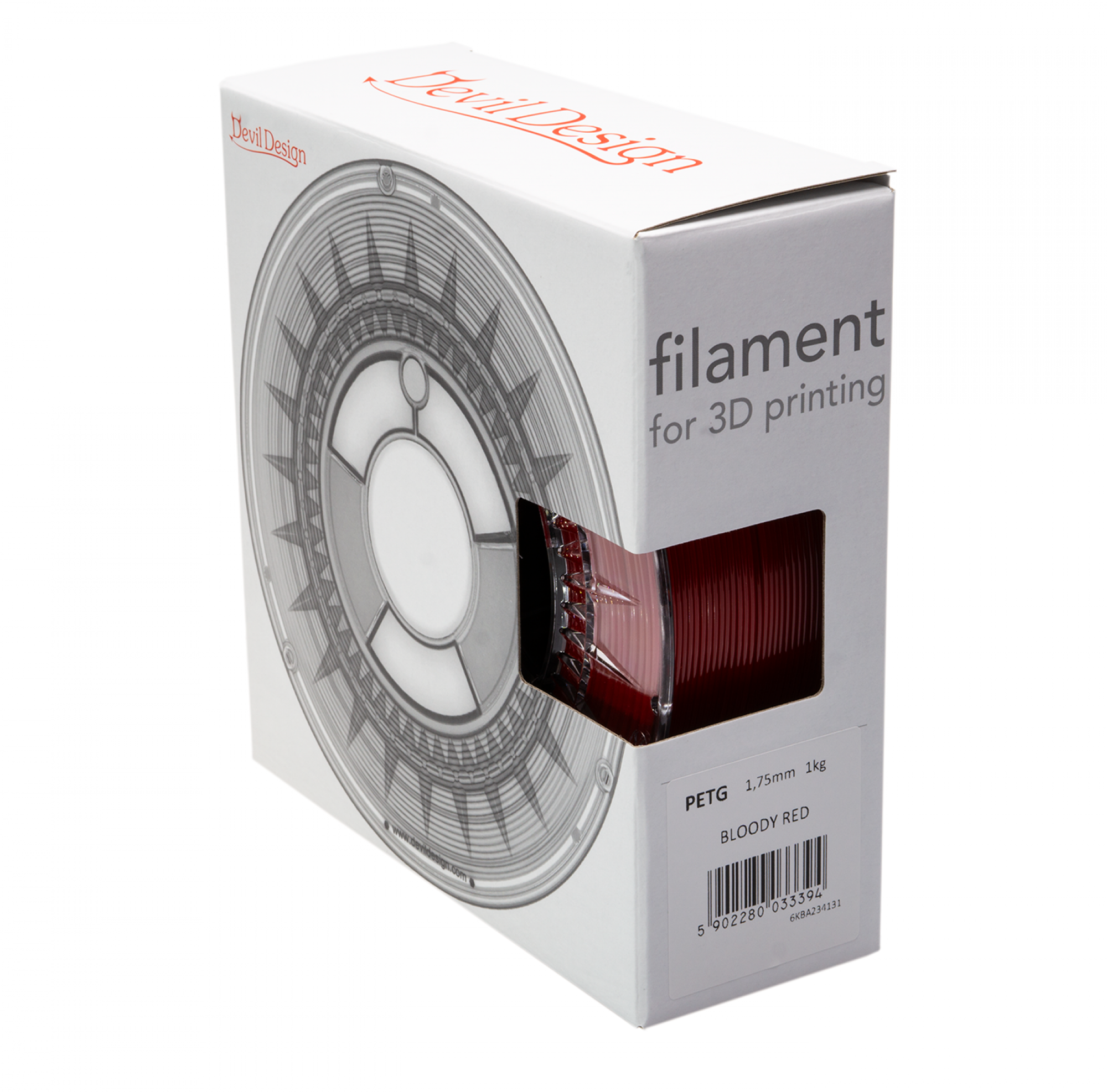 Filament PETG Blutrot 1,75 mm
