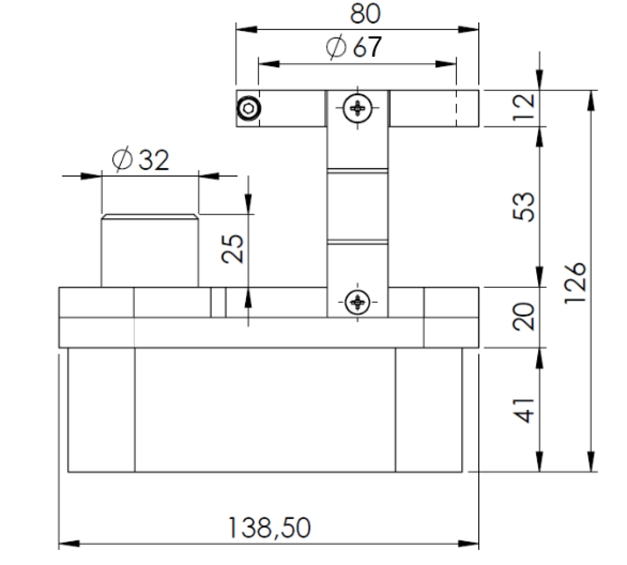 Absaugschuh Pro für Teknomotor QTC 1,1 kW