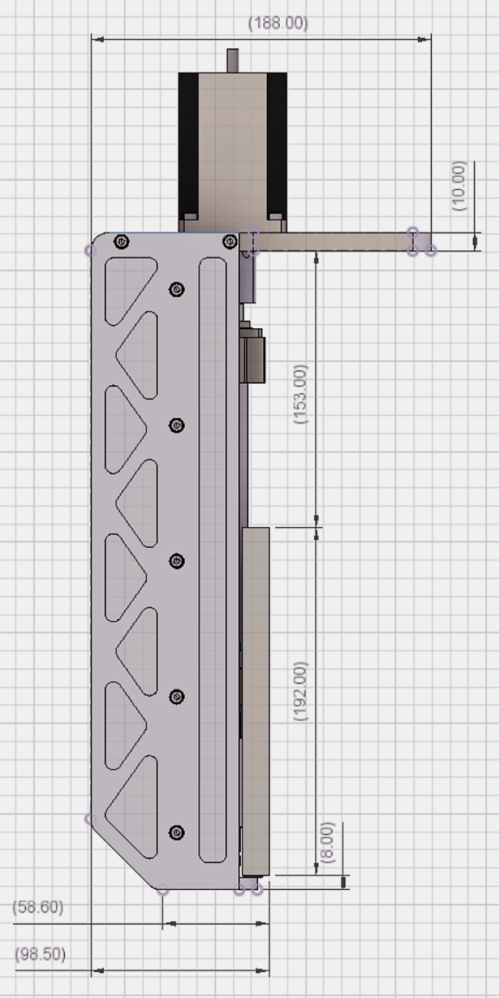DIY-Kit Z-Axis 190 mm (two guide rails)