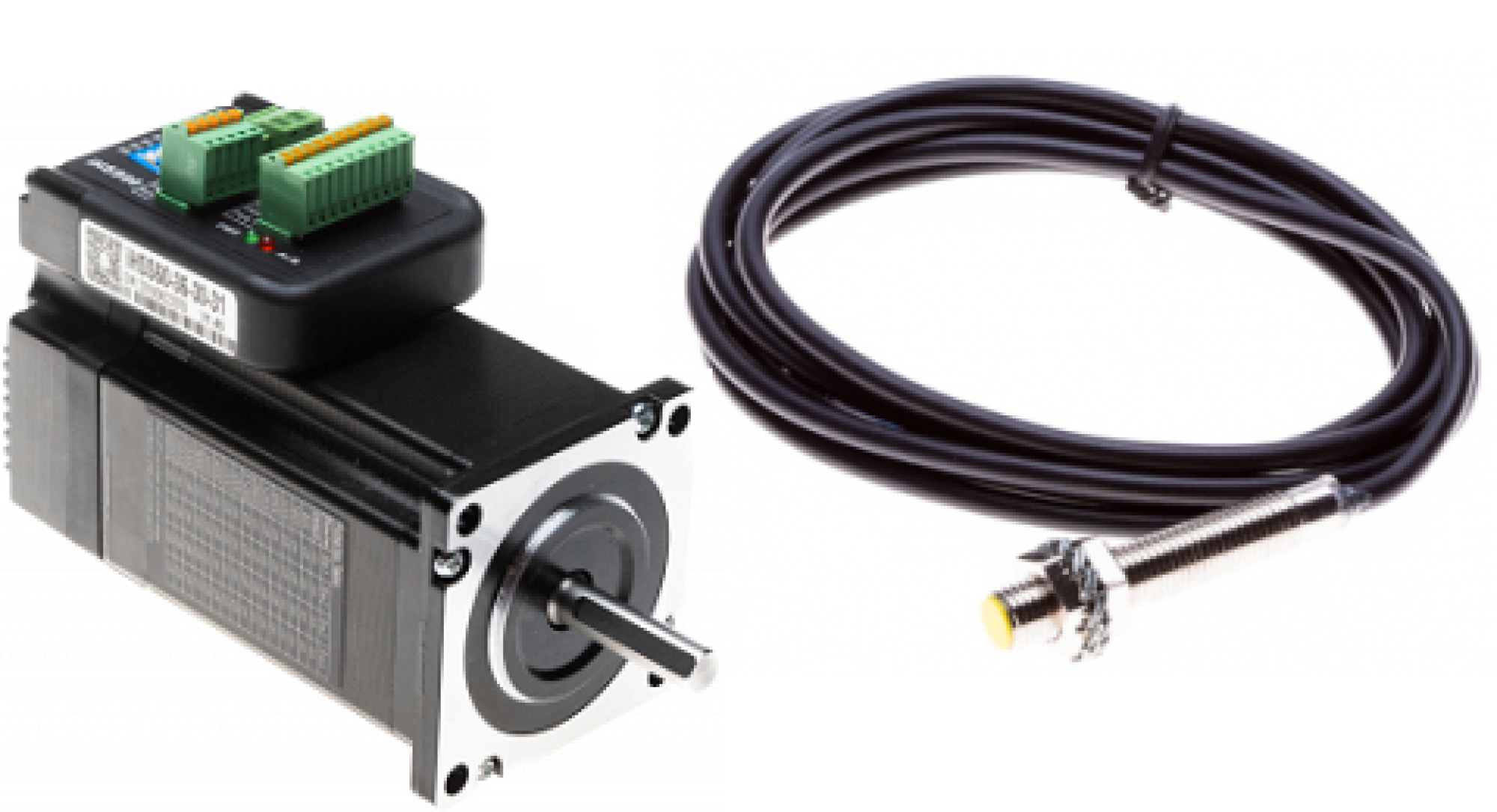 3 x 3Nm JMC Stepper motors (1 x Brake), reference sensor and cables