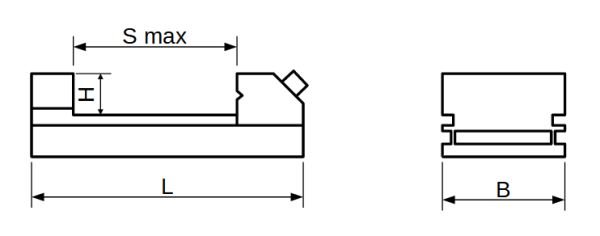 Pull-down vice BG80