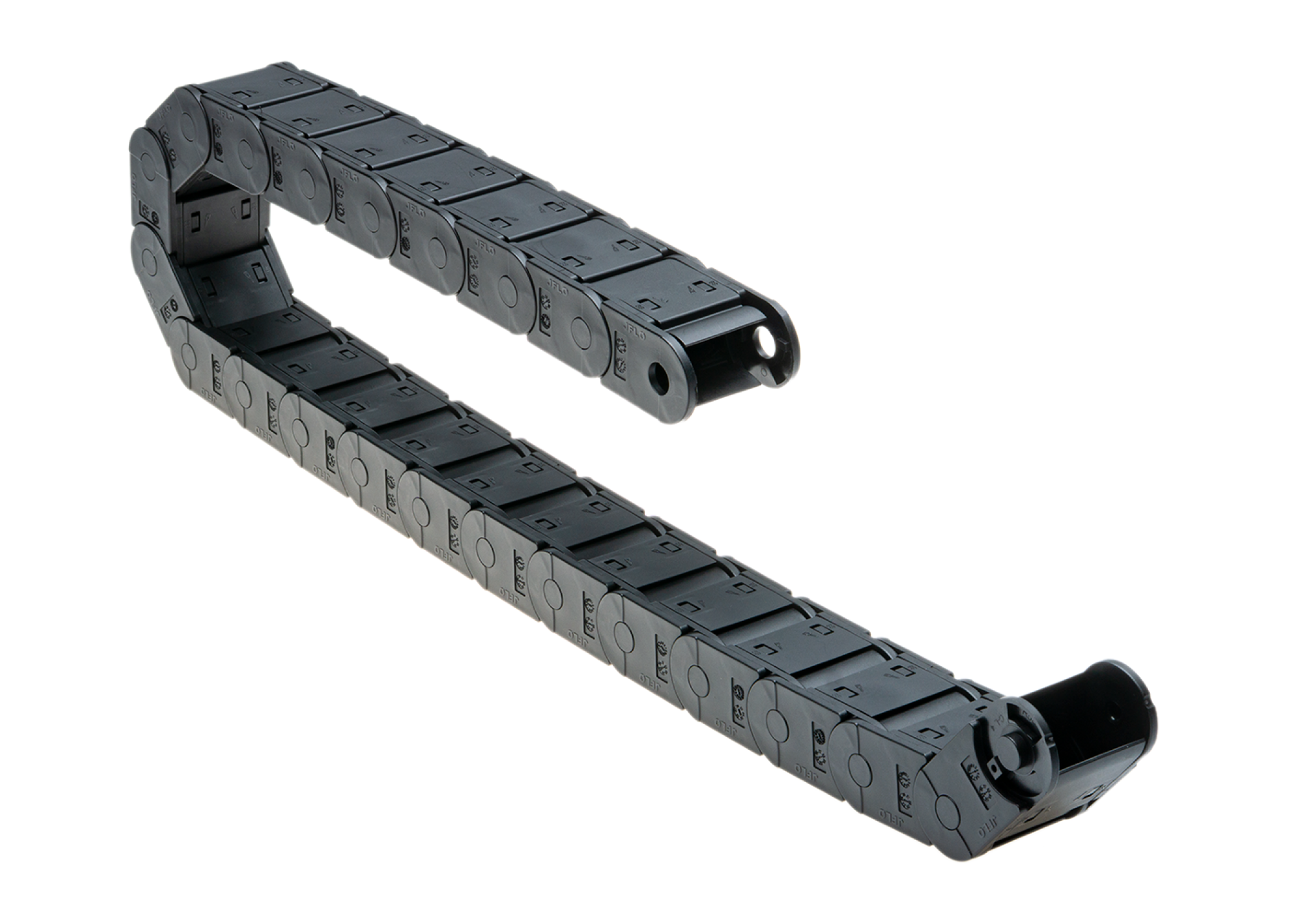 1 m geschlossene Schleppkette 25 x 38 mm
