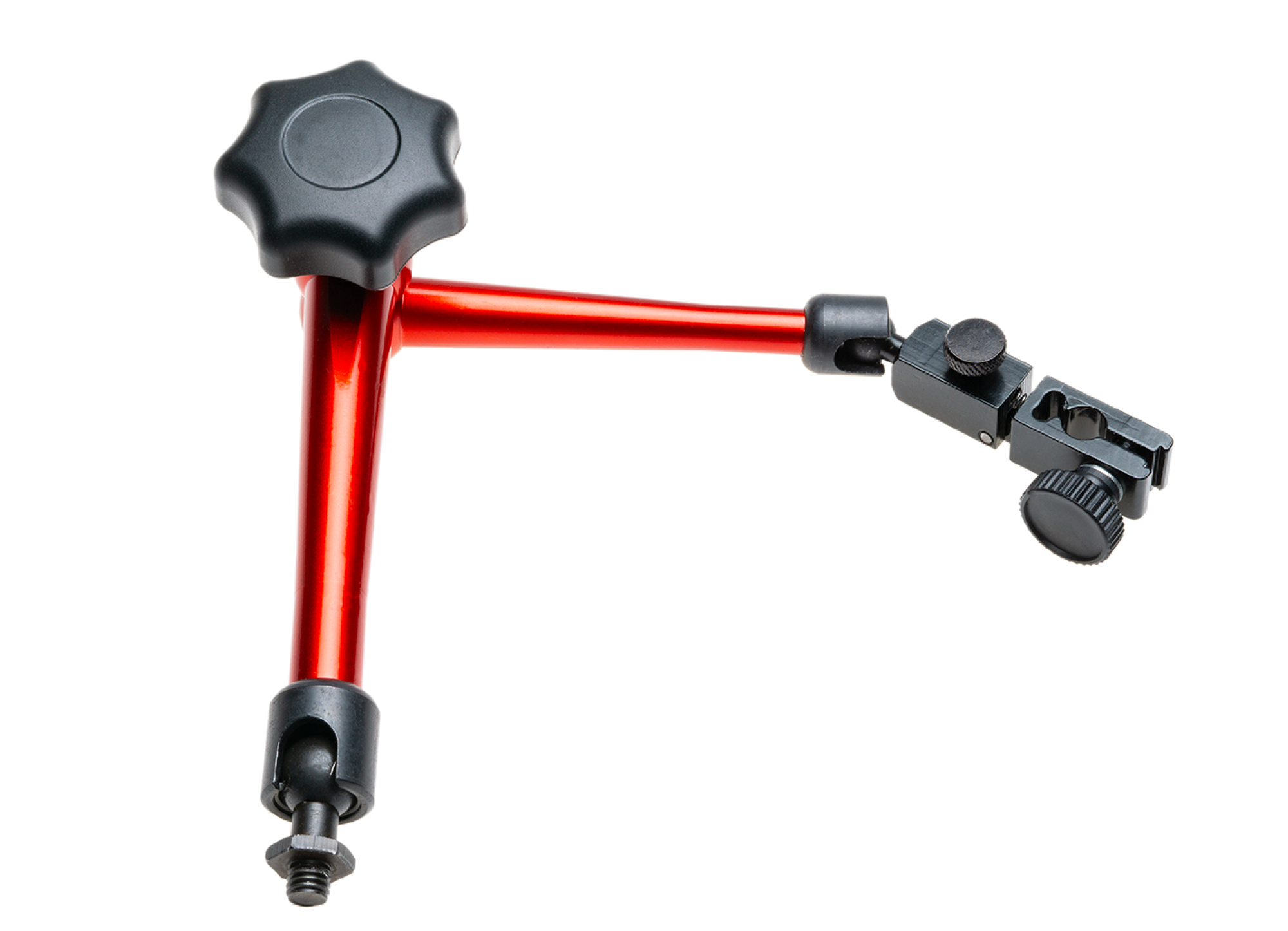 Articulated arm with central clamping