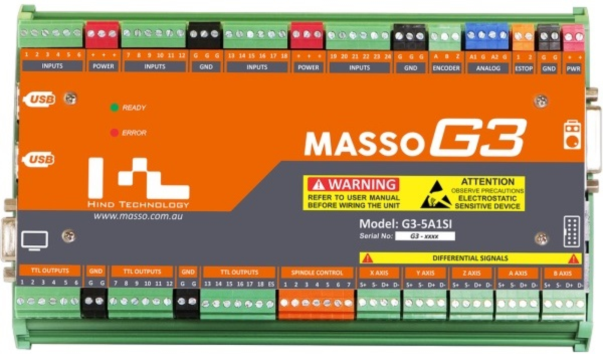 MASSO G3 Solo CNC Controller - Advanced Edition