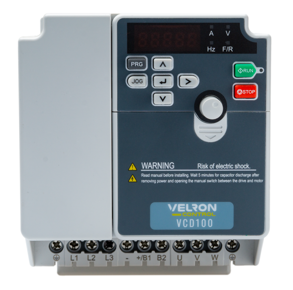 Frequenzumrichter Velron VCD100-122 | 2,2 kW | 230 VAC | 1-phasig | max. 599 Hz