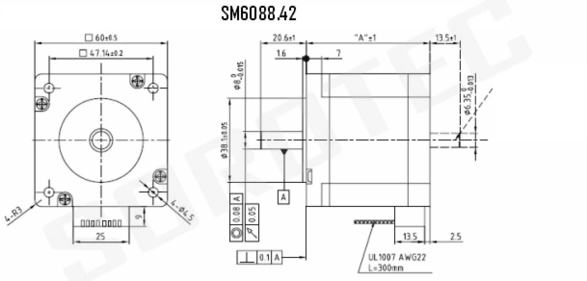 Stepping Motor 3 Nm 4.2 A DS