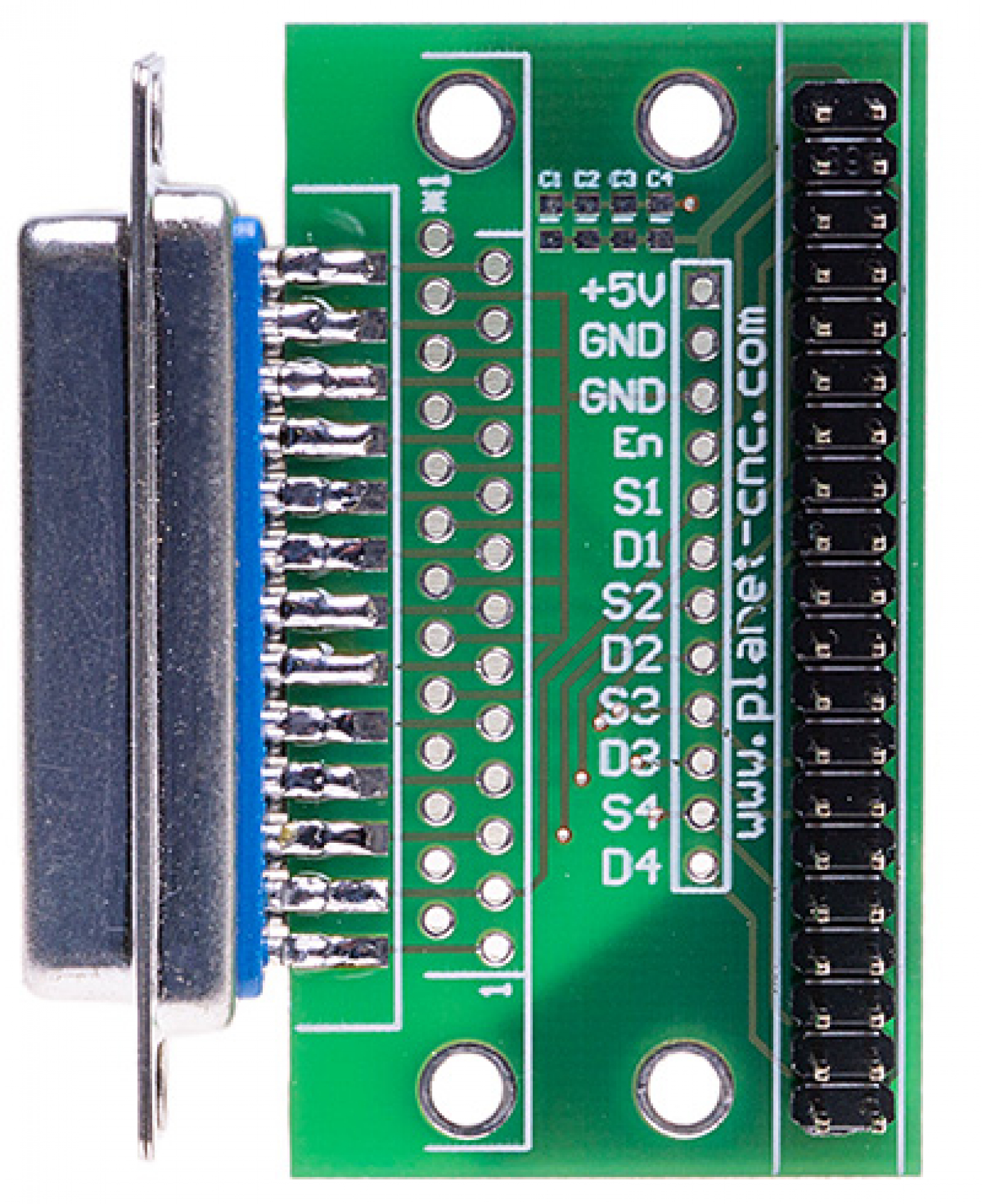 Adapter with DB25 connector