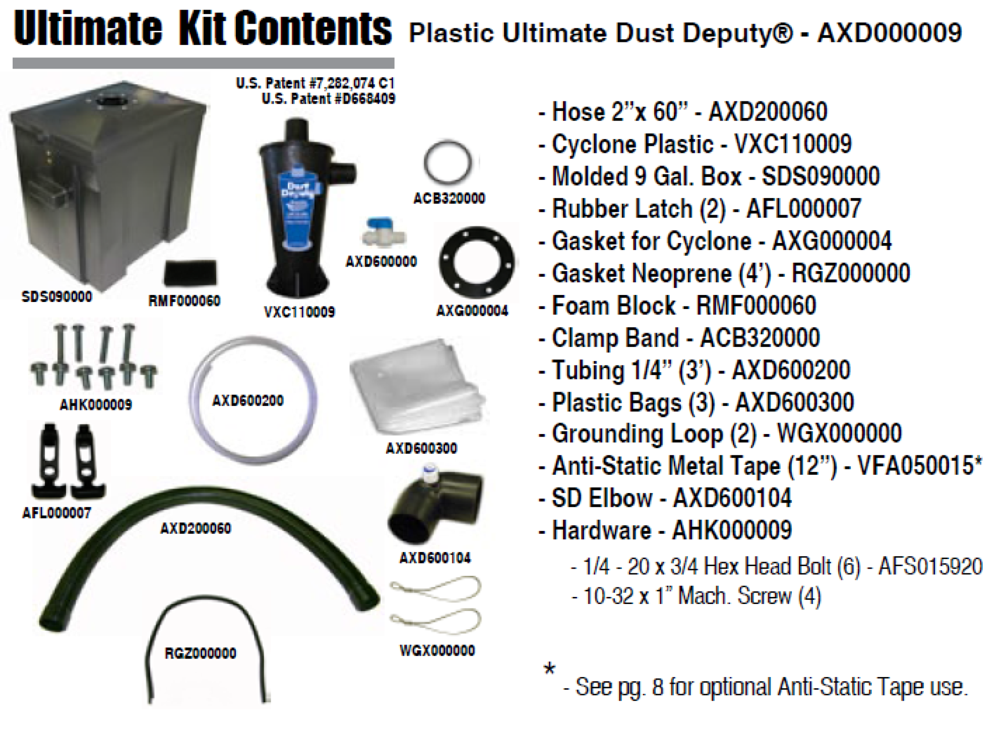 FESTOOL CTL26 Dust Deputy Set