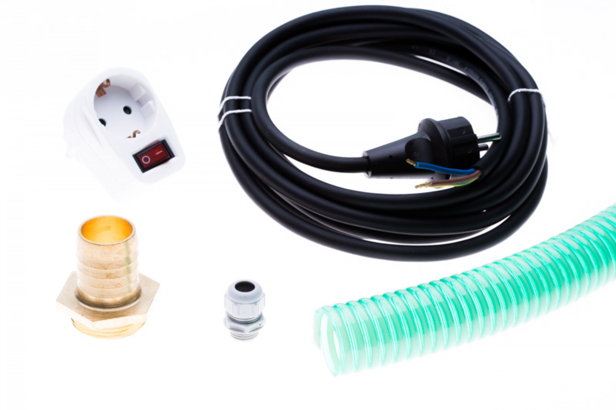 Connection kit for our 1-Phase Side Channel Blower 0,7 kW