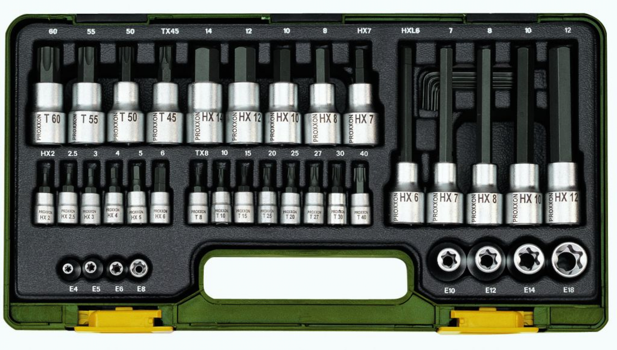 42-piece special set for TORX and Allen screws.