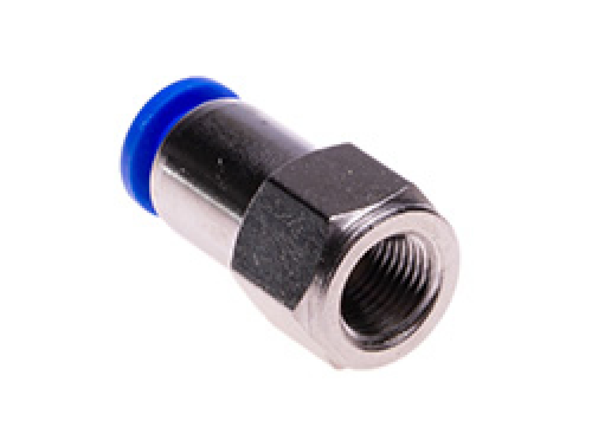 Straight screw-on fitting 1/8" for Ø 6 mm hose