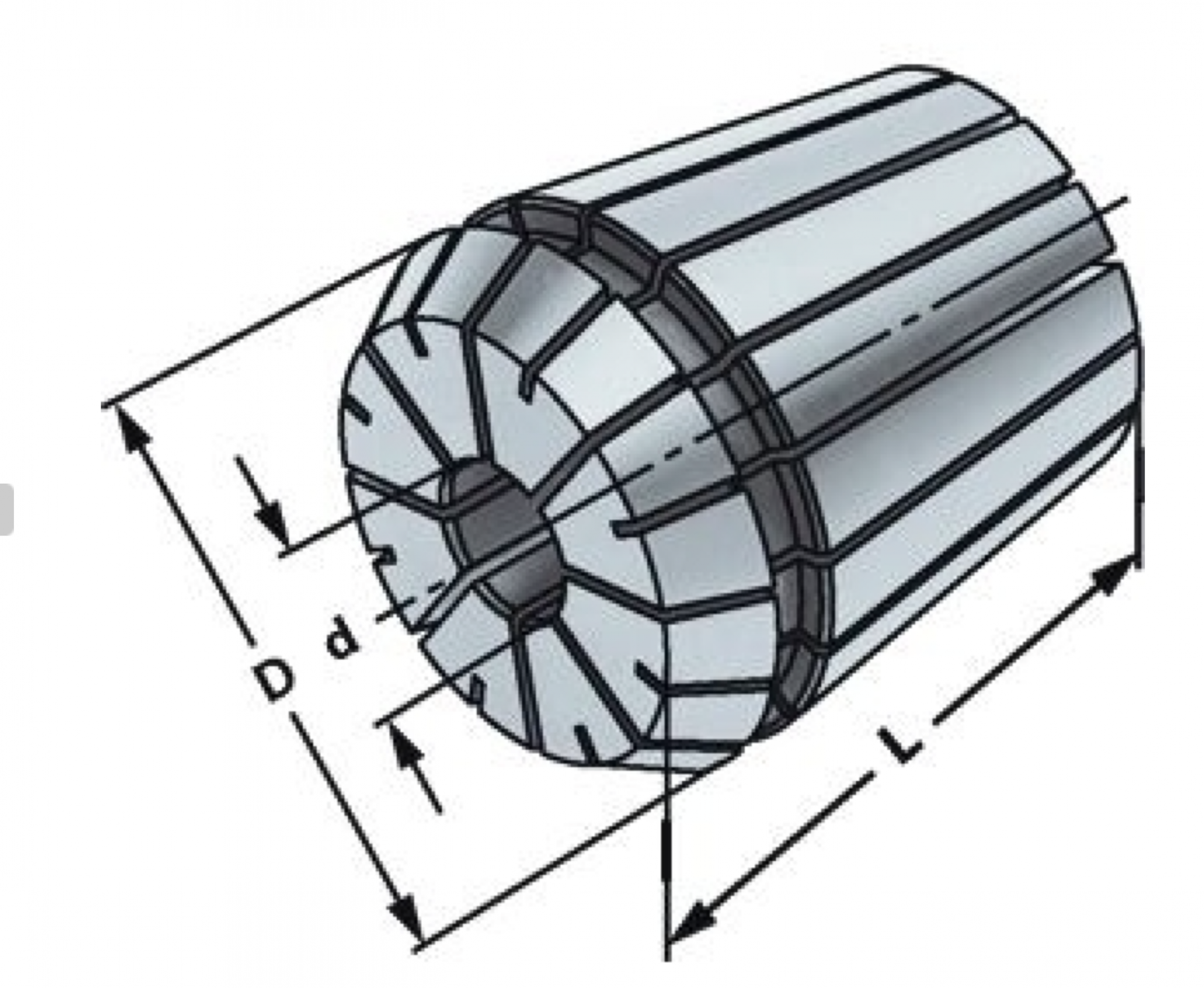 Collet ER 20 - 6 mm Class I