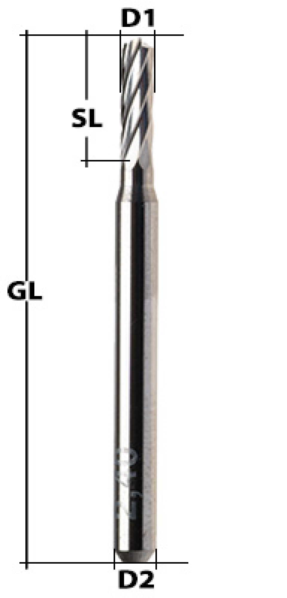 End Mill Finishing Ø 1 mm