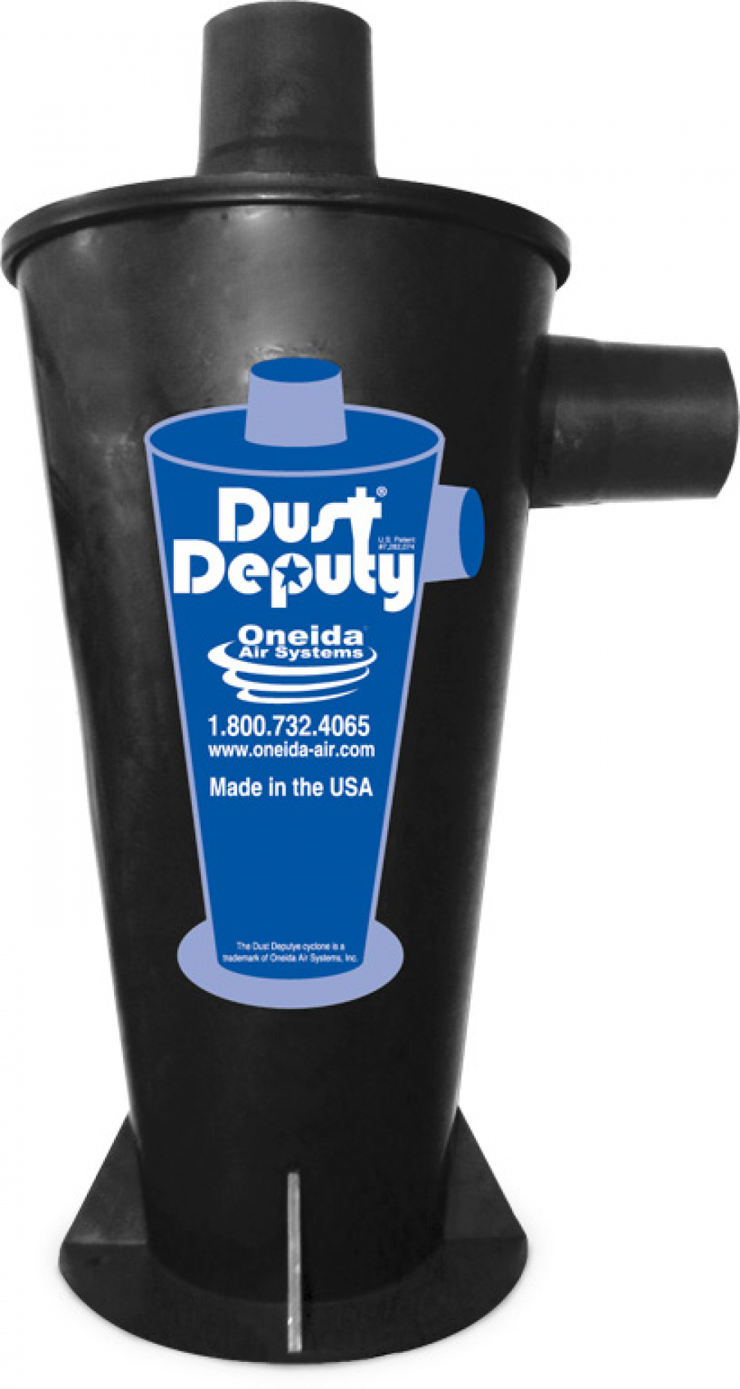 Dust Deputy D.I.Y. Kunststoff schwarz