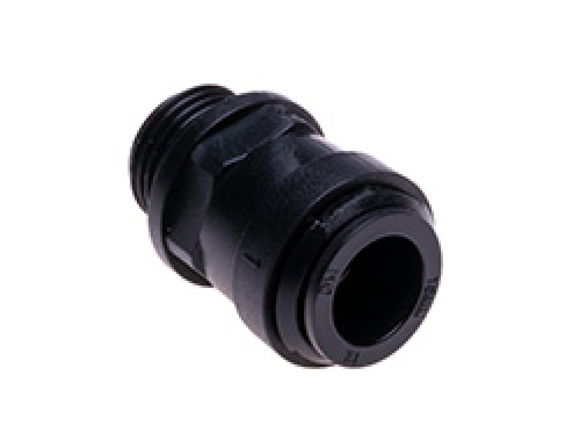Straight screw - cylindrical 1/2" for plastic tubing 15 mm