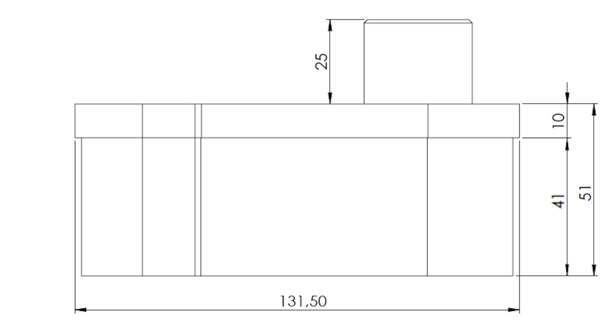 Absaugschuh Standard für 43 mm Eurohalsaufnahme