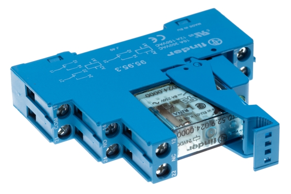 FINDER-Coupling relay, 2 changers, 8 A, 24 VDC