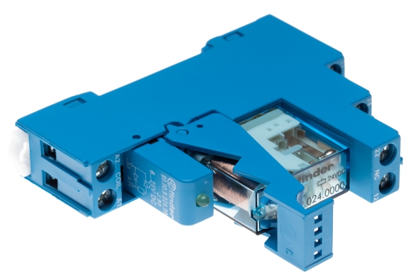 FINDER-Coupling relay, 2 changers, 8 A, 24 VDC