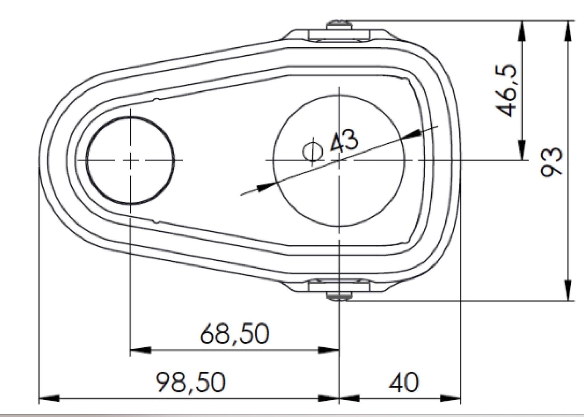 Suction shoe removable for 65 mm Spindle