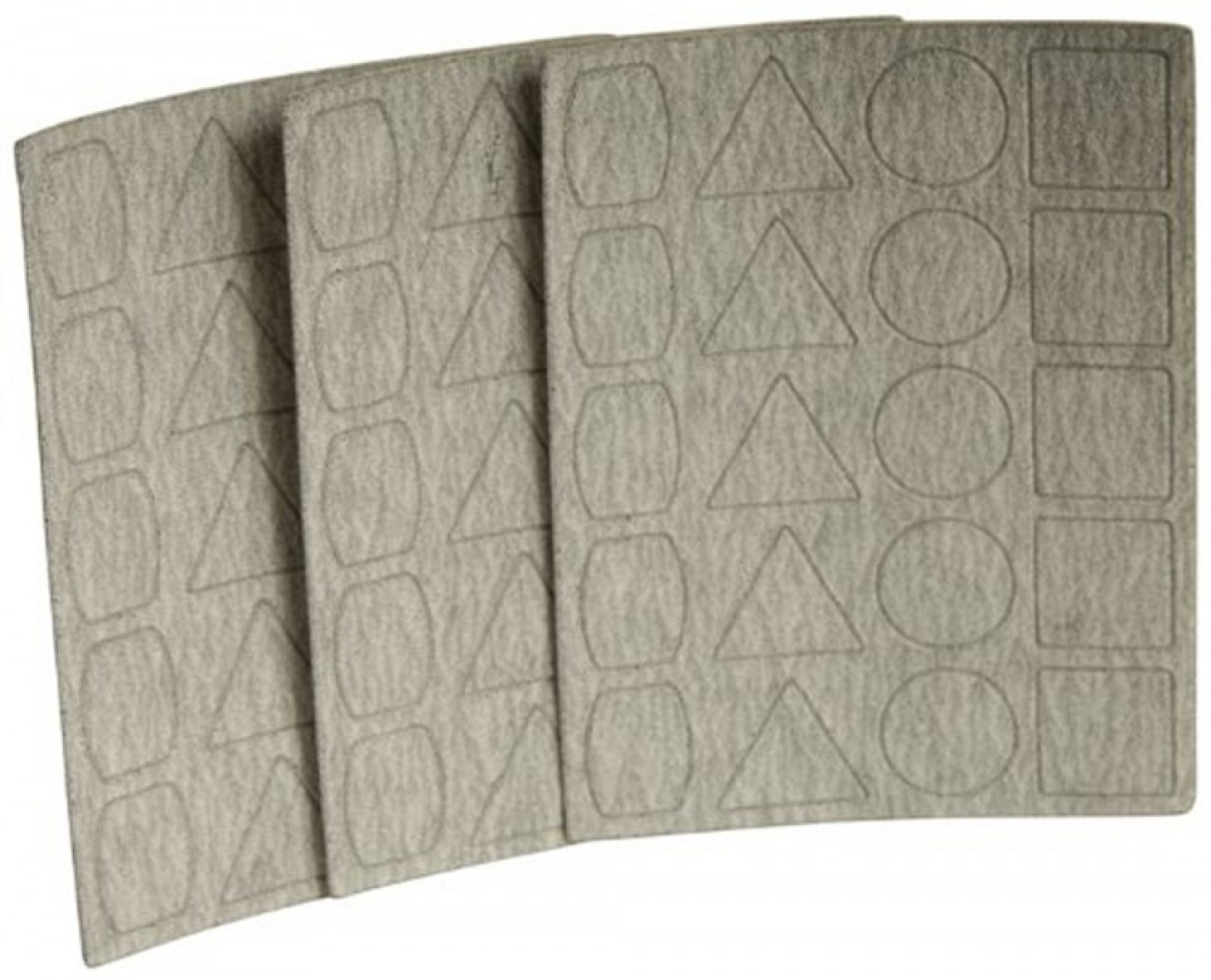 Replacement sandpaper for PS 13, K 180, 3 sheets