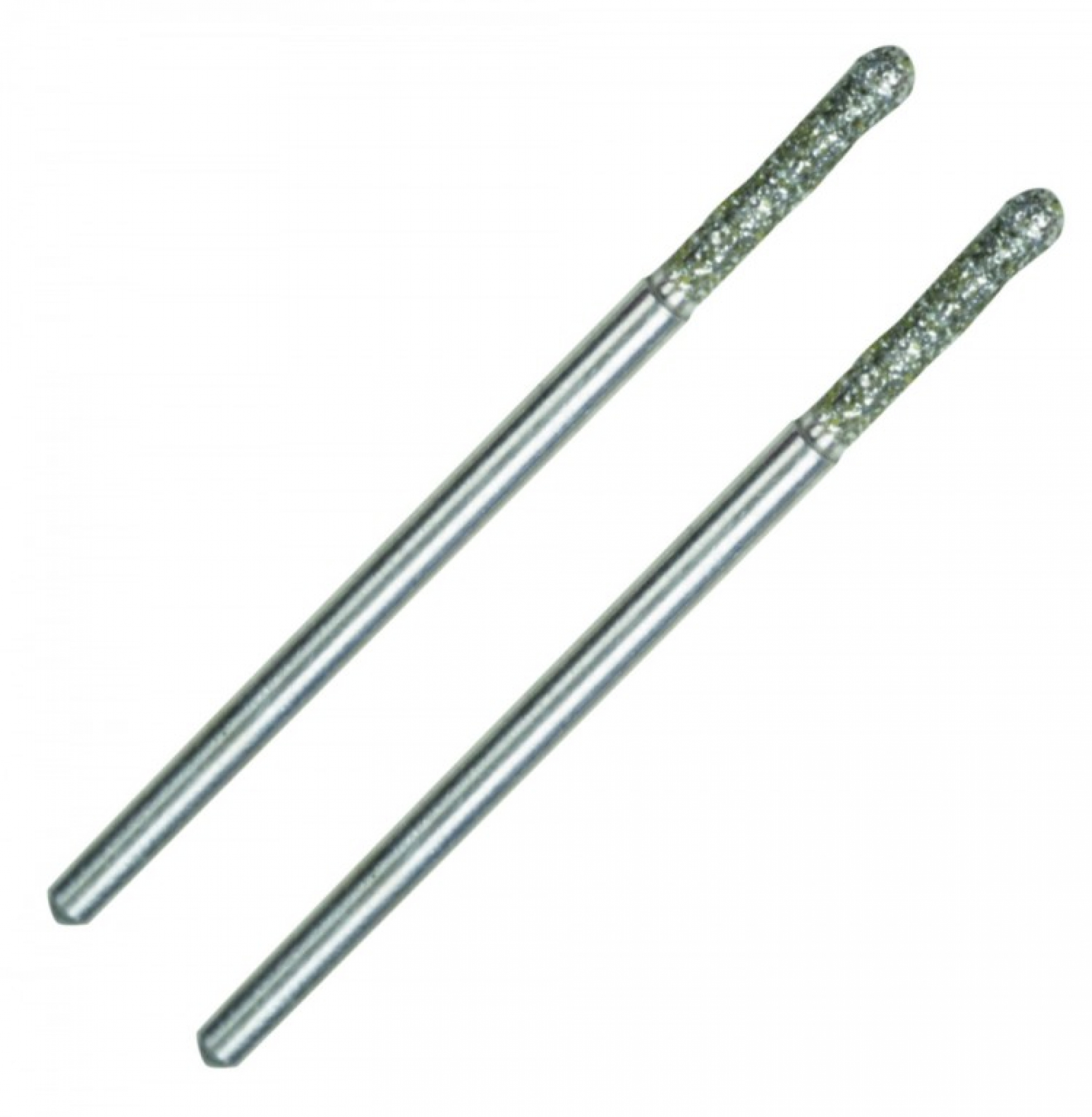Diamond coated grinding points, ball 2.2 mm, 2 pieces