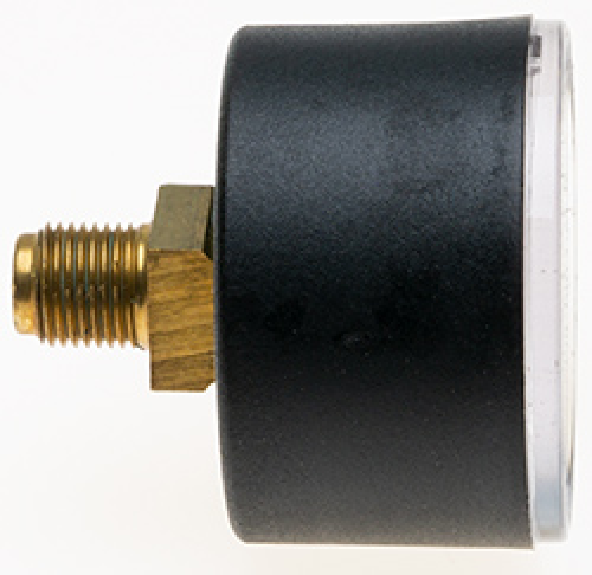 Bourdon tube pressure gauge - vacuum