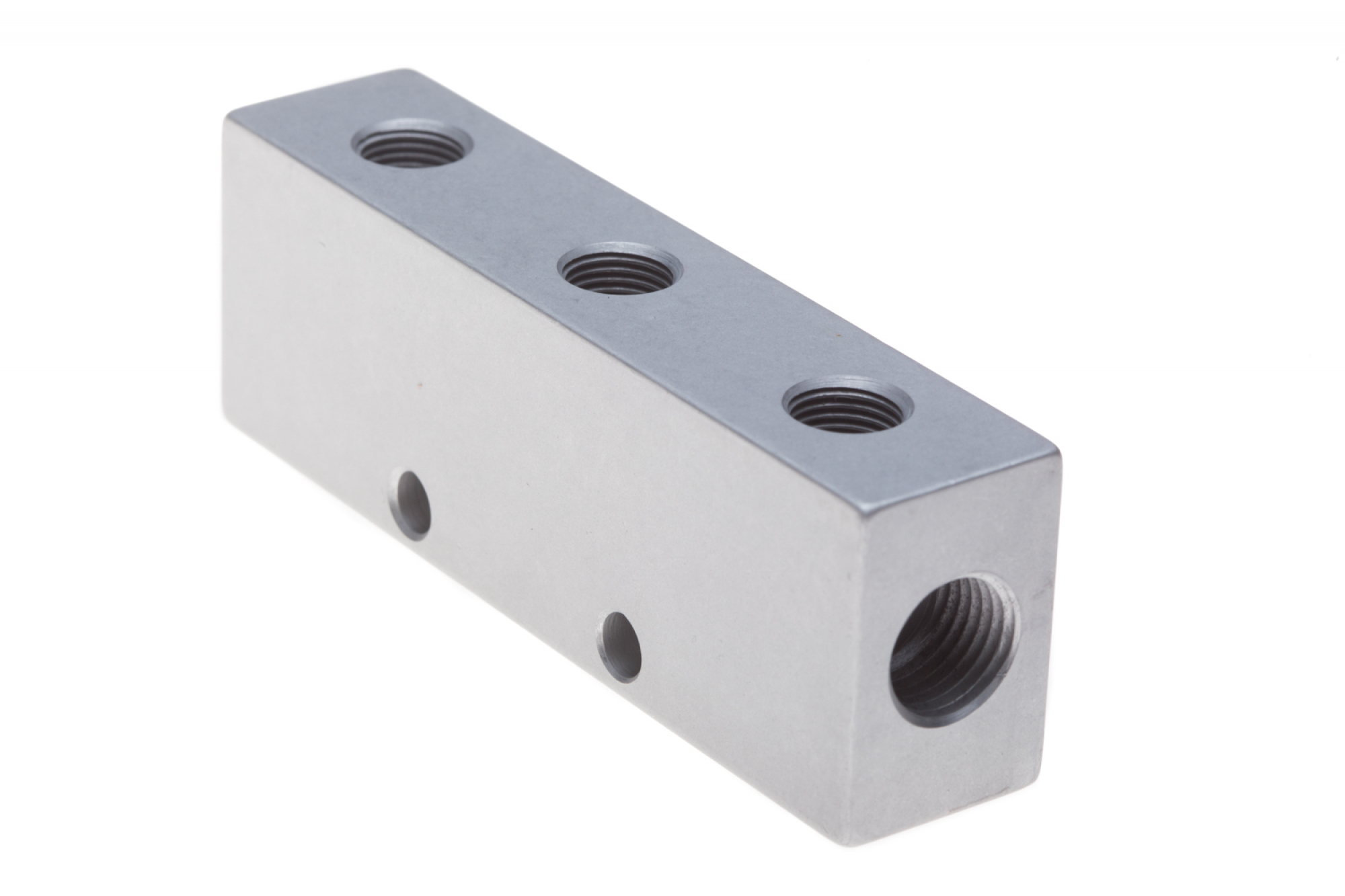 Verteilerblock 6-fach 2 x 1/4 / 6 x 1/8