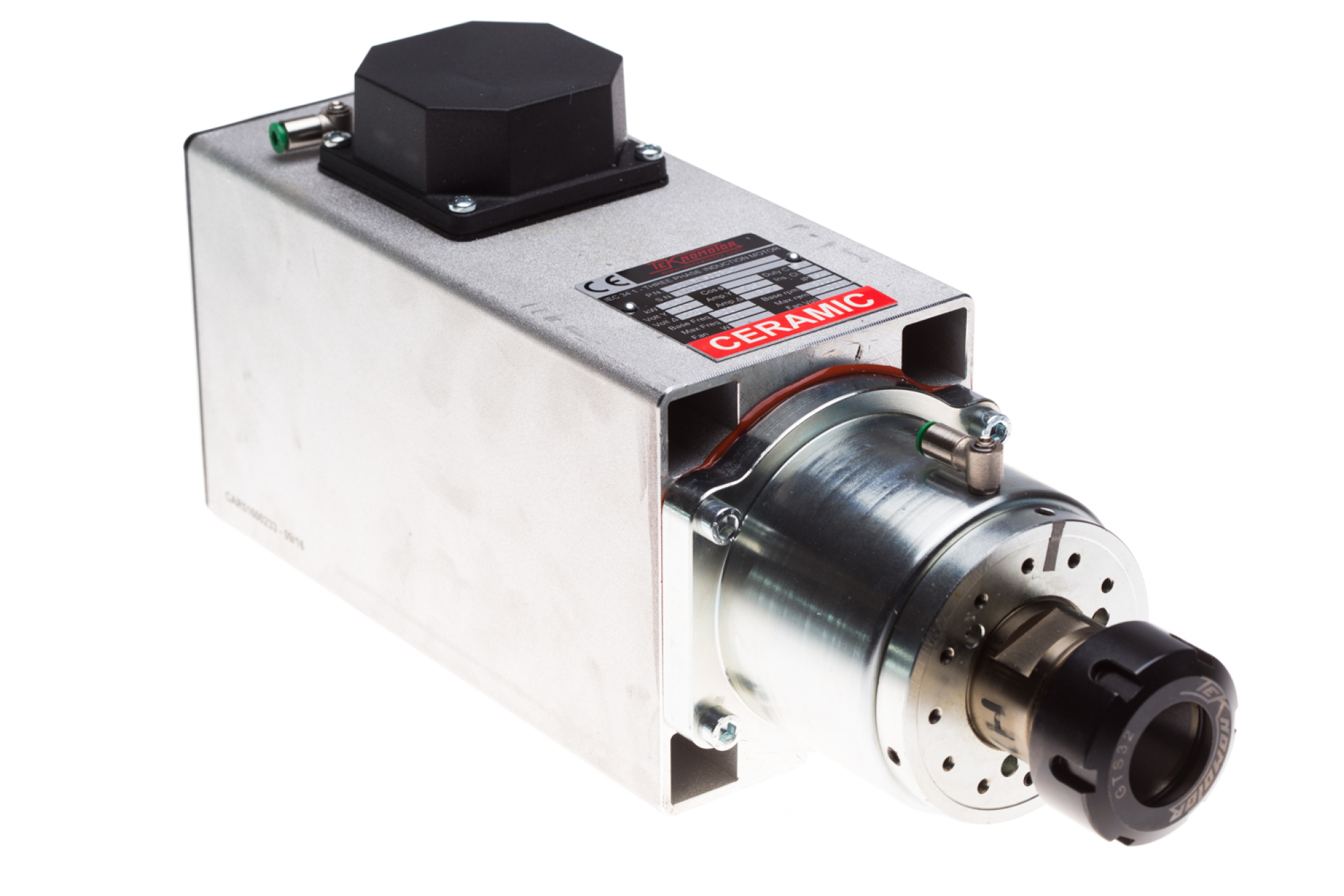 HF-Spindel Teknomotor Sperrluft 3,3 kW | ER32 | 24.000 U/min | 230 V / 400 V | COM51600342