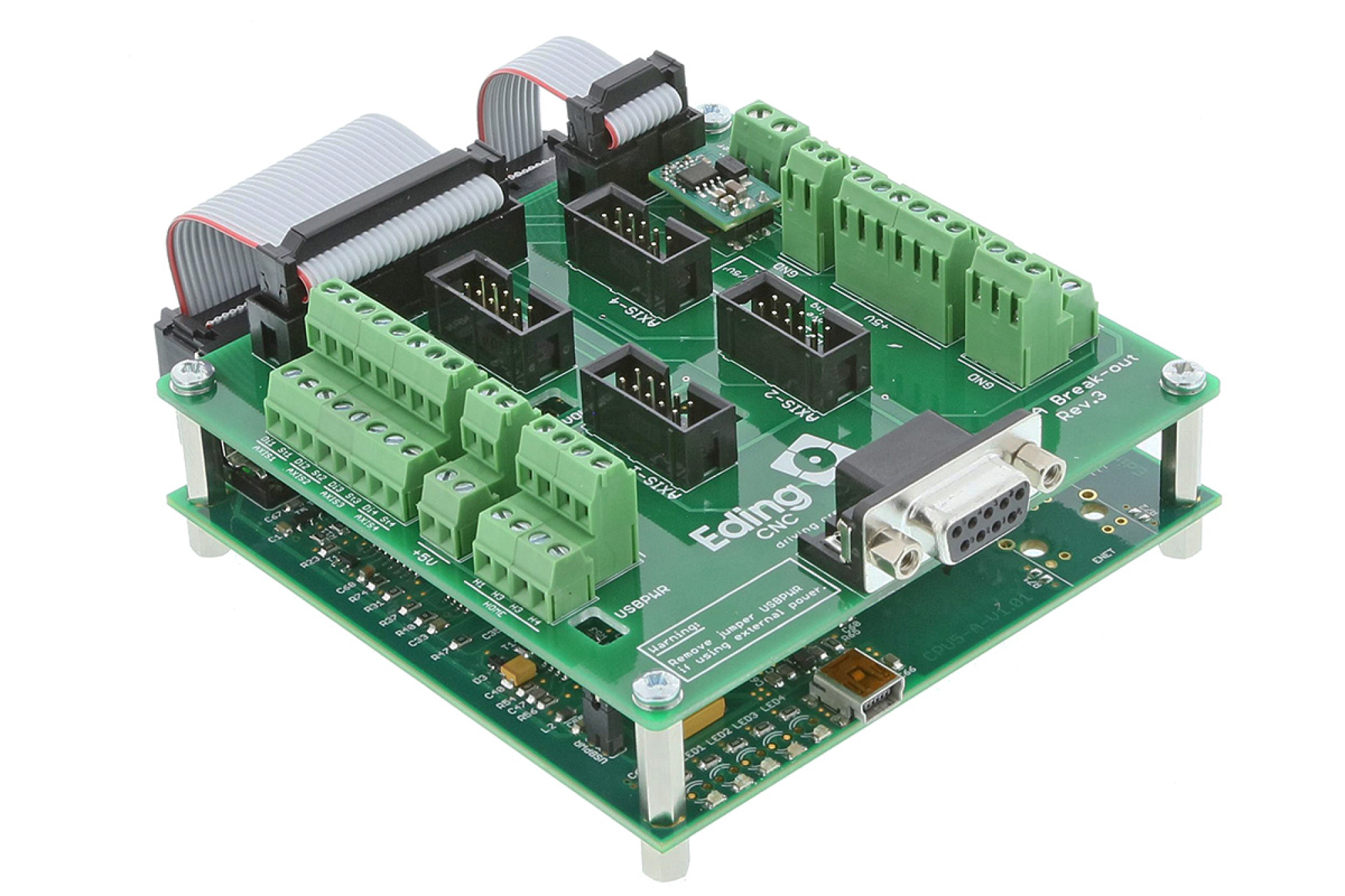 Eding Breakout Board for CPU V5A Controler