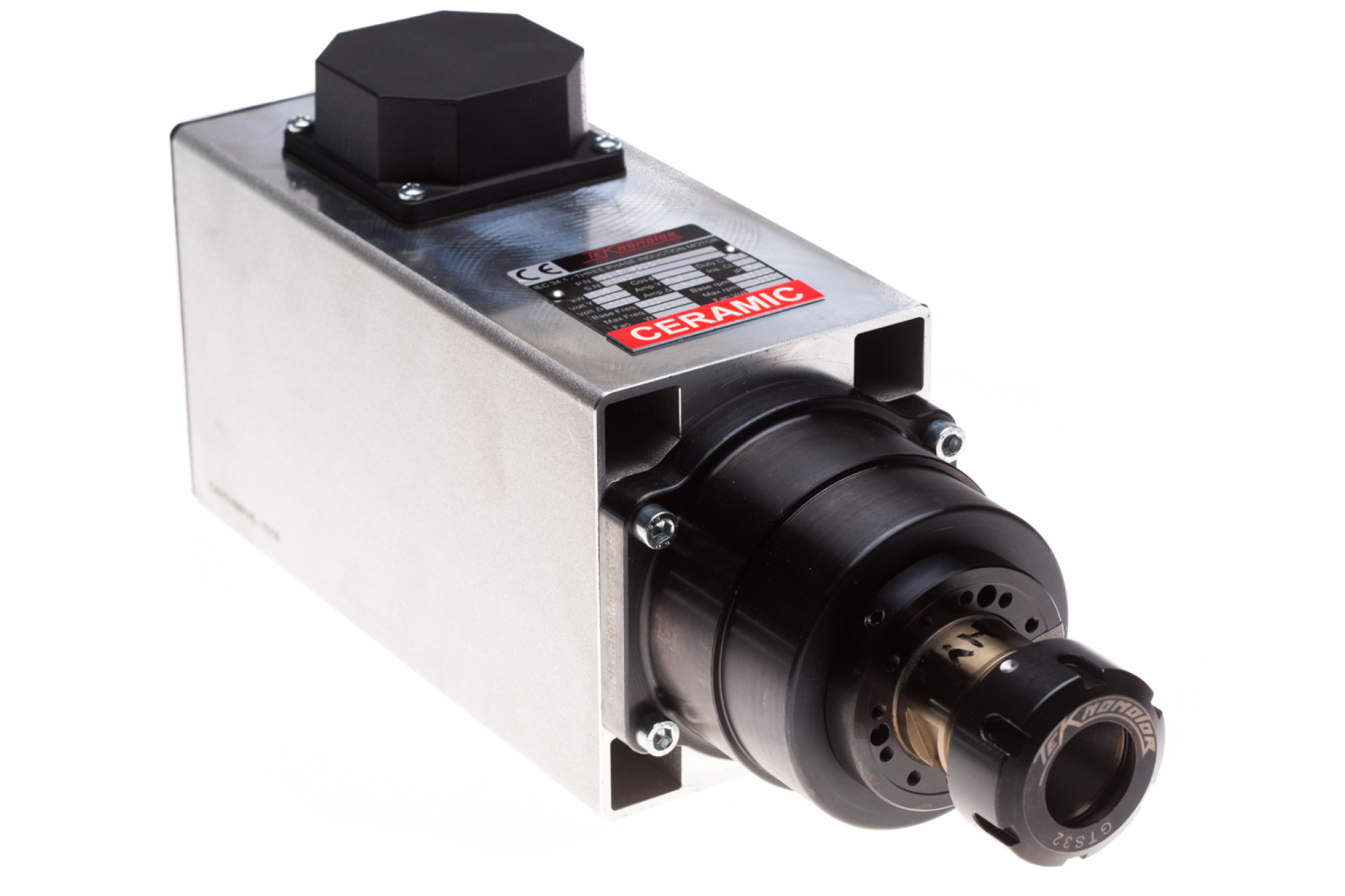 HF-Spindle Teknomotor E-FAN 3.3 kW | ER32 | 24,000 rpm | 230 V / 400 V | COM51600372