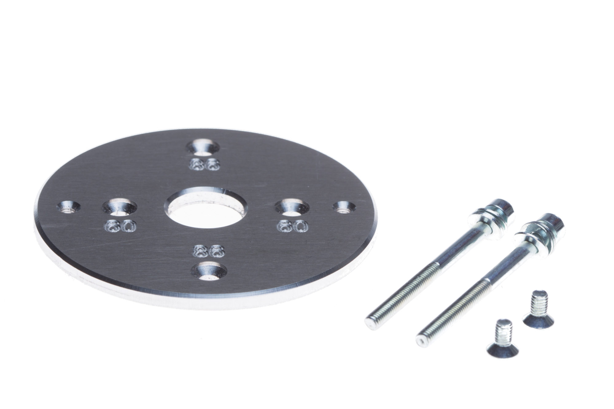 Adapter plate for mouting the magnetic brake to the stepper