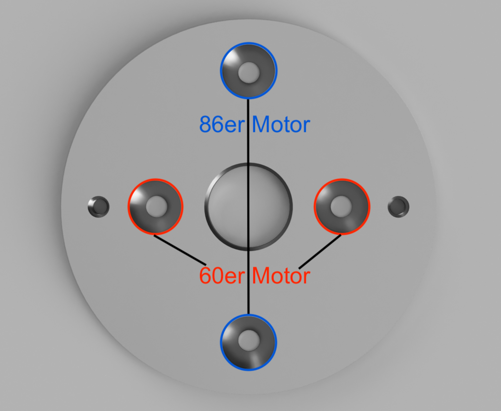 Adapter plate for mouting the magnetic brake to the stepper