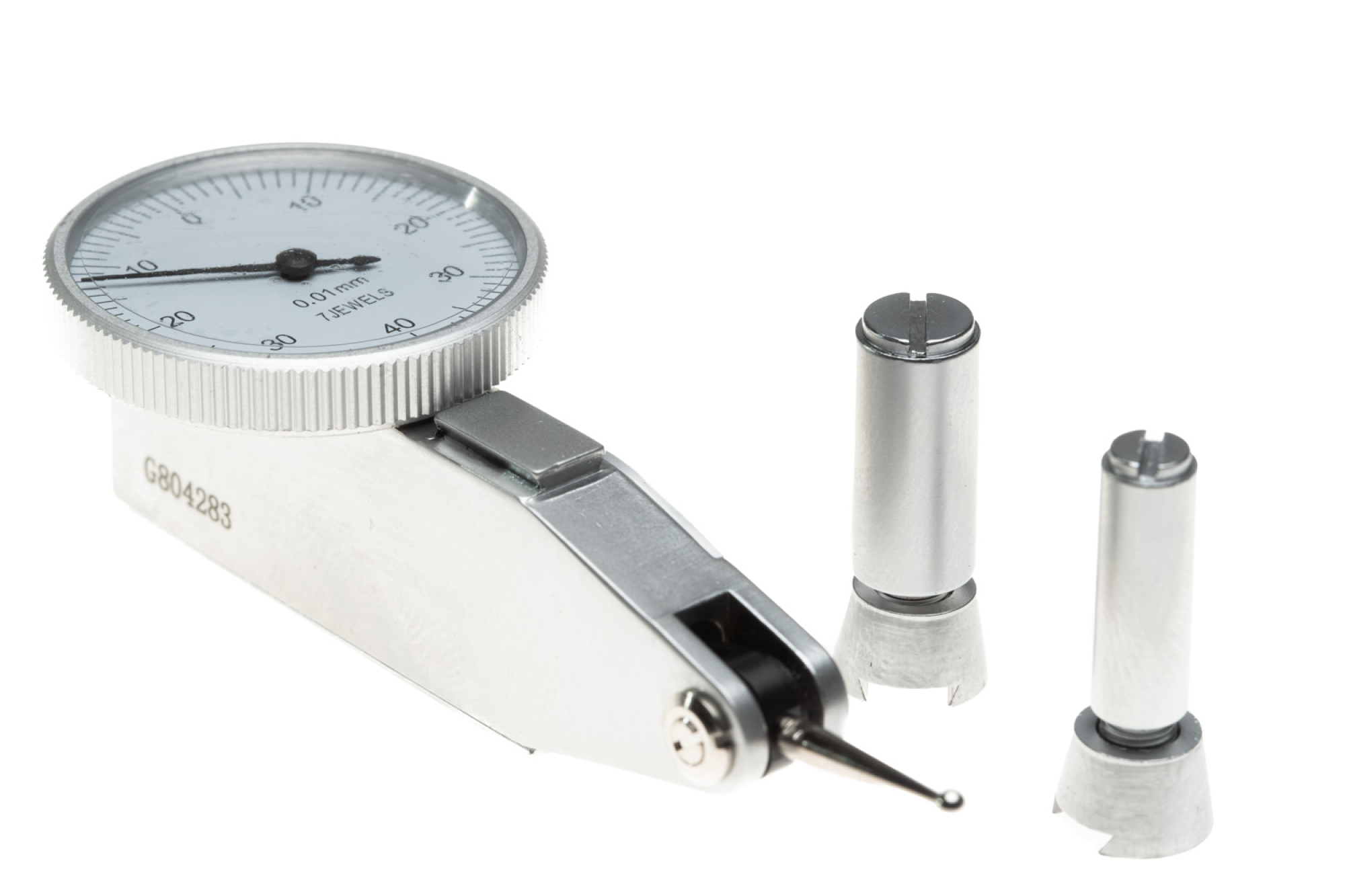 Fühlhebelmessgerät, horizontal, Ablesung 0,01 mm